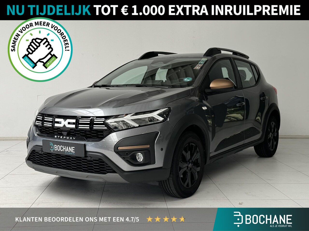 Dacia Sandero Stepway - 1.0 TCe 90 Extreme | Automaat | Navigatie | Camera | Climate Control | - AutoWereld.nl