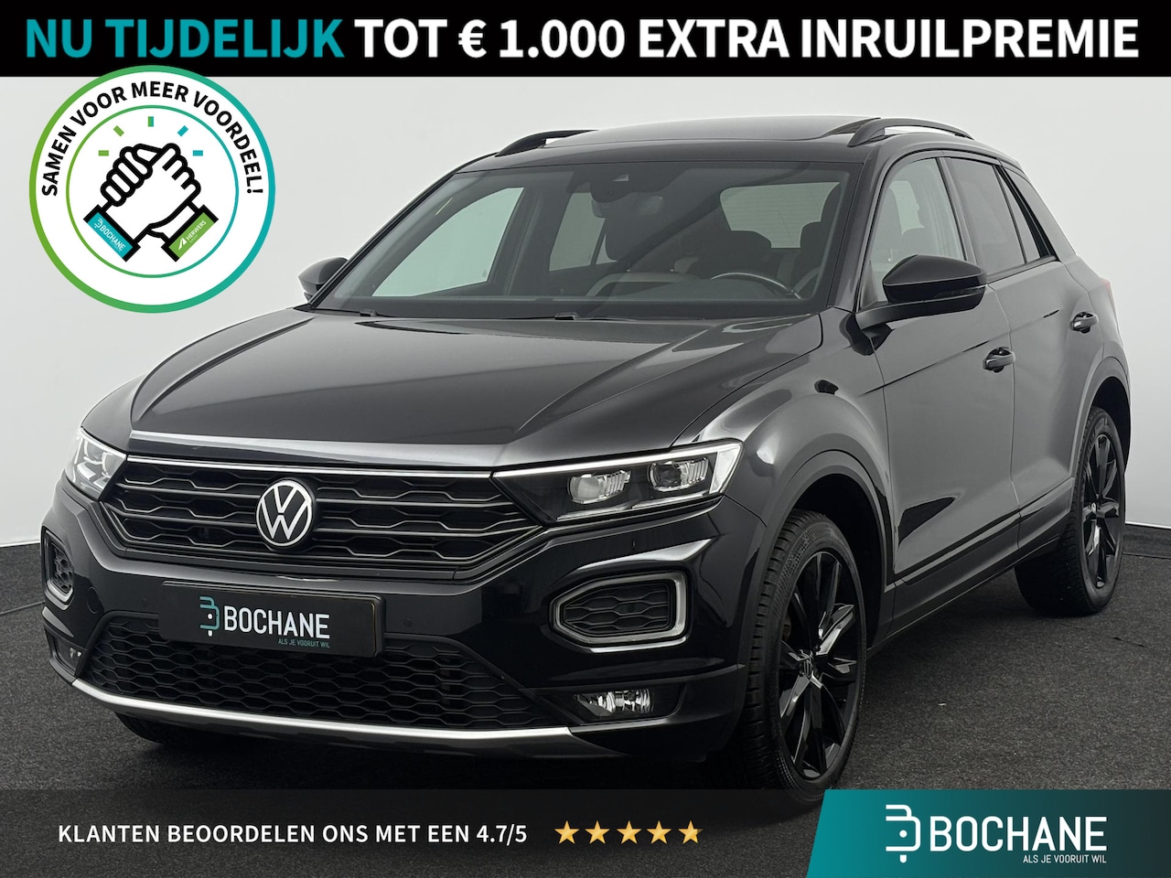 Volkswagen T-Roc - 1.5 TSI 150pk Sport | Black Style | Panoramadak | Winter Pakket | - AutoWereld.nl