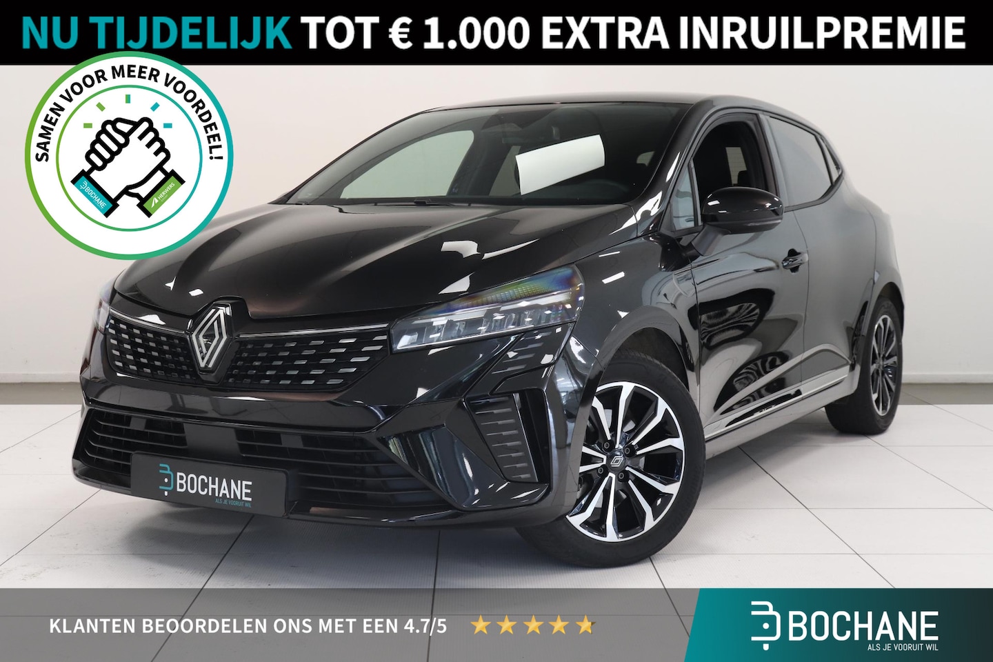 Renault Clio - 1.6 E-Tech Full Hybrid 145 techno | Camera | Navigatie | AppleCarplay AndroidAuto | Cruise - AutoWereld.nl