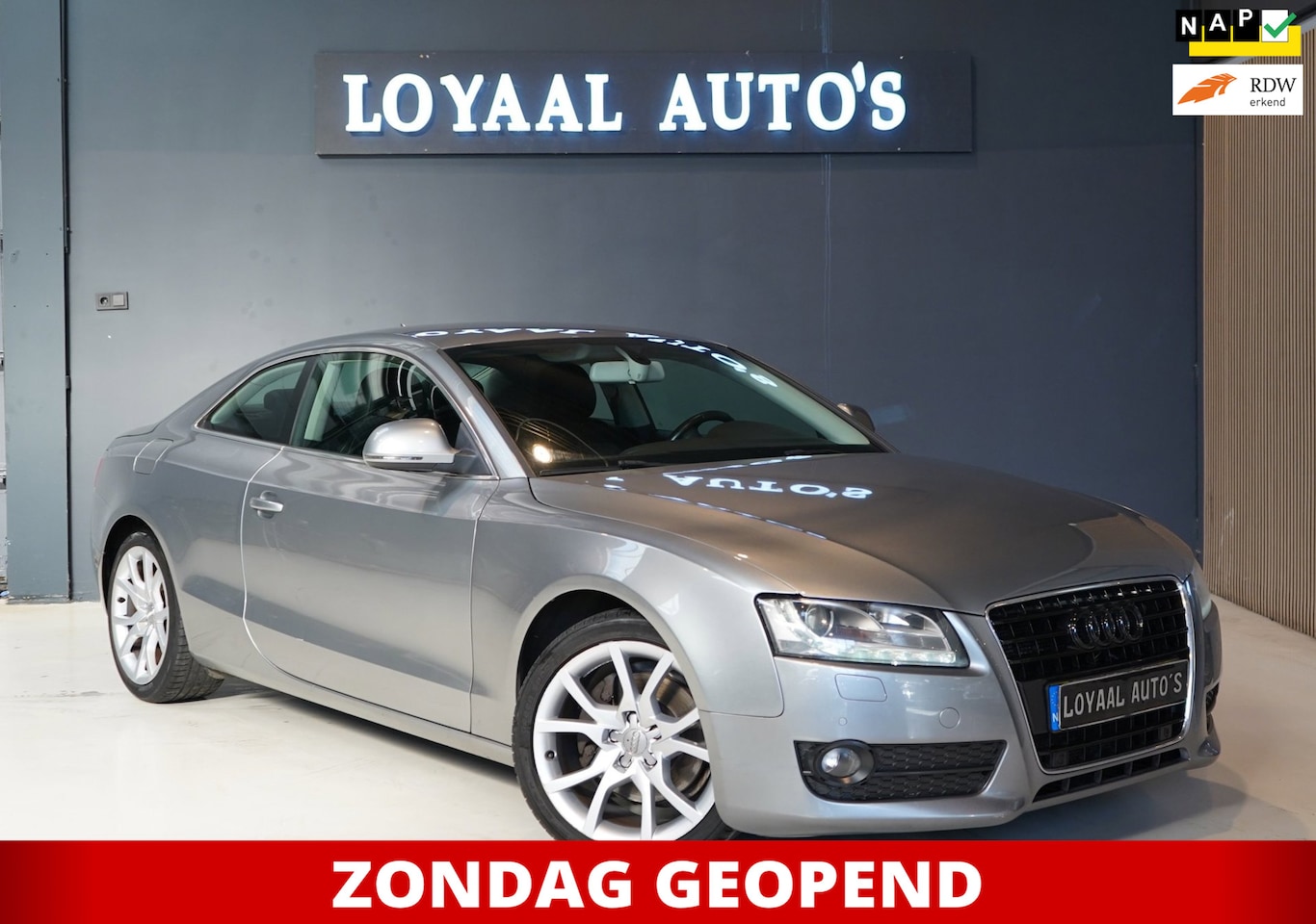 Audi A5 Coupé - 3.2 FSI quattro Pro Line | AUT | CRUISE | PDC | NAP | AIRCO | APK - AutoWereld.nl