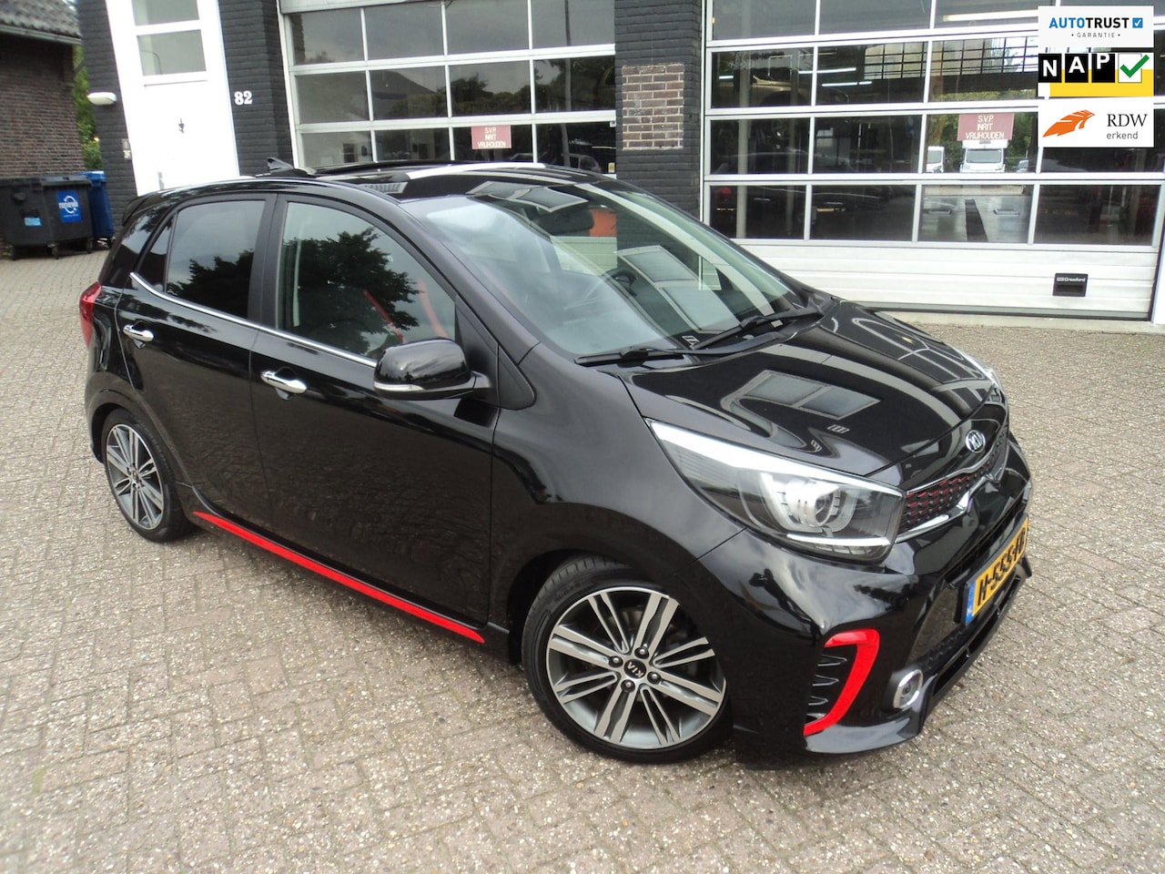 Kia Picanto - 1.0 T-GDI GT-Line Open Dak Cruise Camera Stoel en Stuur verwarming - AutoWereld.nl