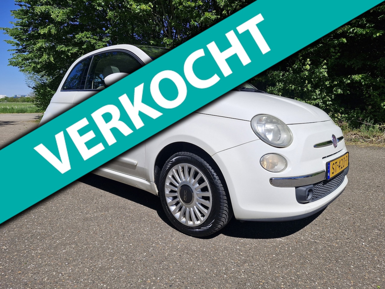 Fiat 500 - 1.2 Lounge | Pano | Airco! | APK 07-2027 - AutoWereld.nl