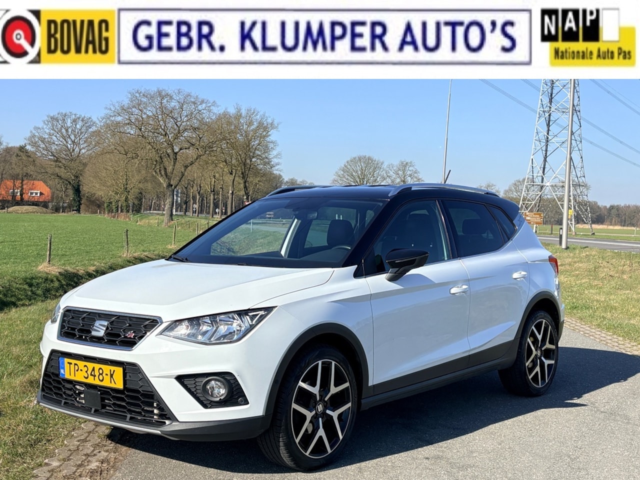 SEAT Arona - 1.0 TSI FR Business Intense NL-Auto, Keyless, Navi, Cruise, ECC, Carplay - AutoWereld.nl