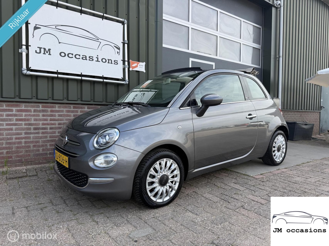Fiat 500 - 0.9 TwinAir Turbo Lounge|Airco|Leder|Navi|Bluetooth| - AutoWereld.nl