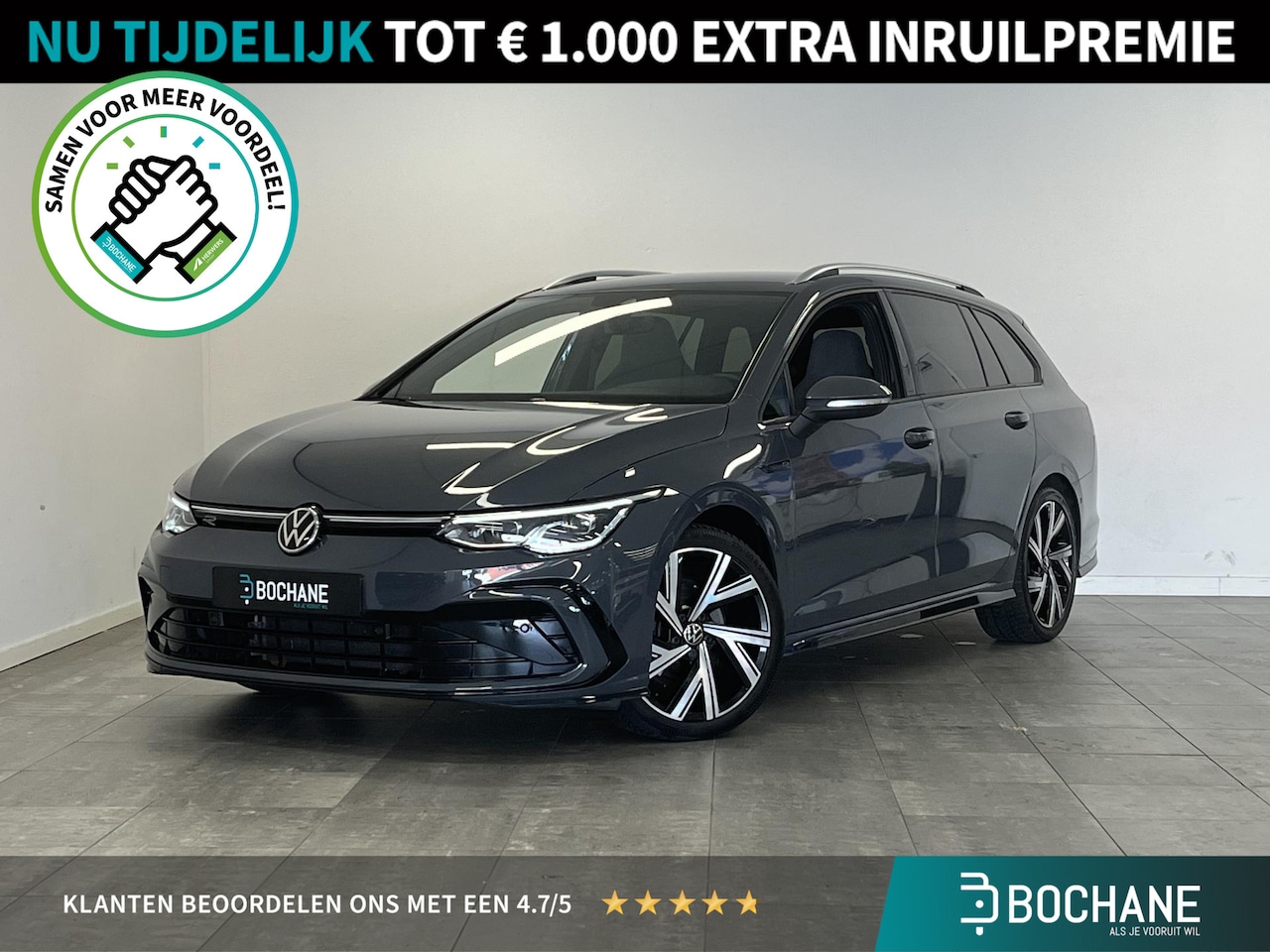 Volkswagen Golf Variant - 1.5 eTSI R-Line | Trekhaak | Adaptive cruise | parkeersensoren V+A | - AutoWereld.nl