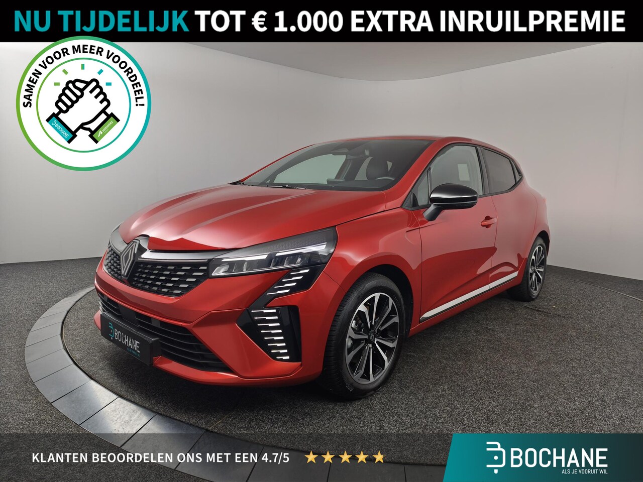 Renault Clio - 1.6 E-Tech Full Hybrid 145 Techno | Navigatie | Camera | All-Season Banden | Climate Contr - AutoWereld.nl