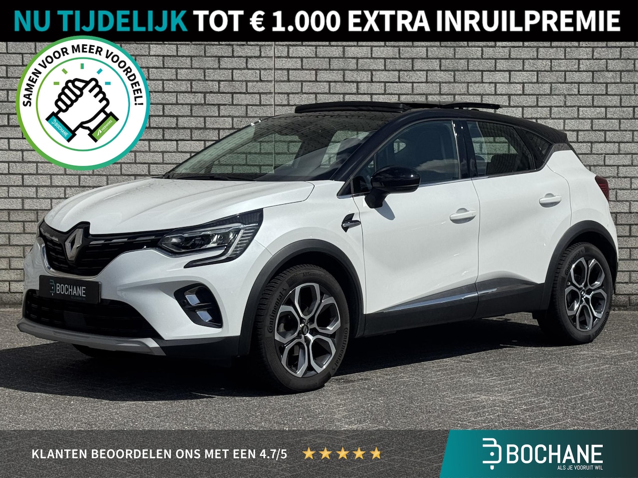 Renault Captur - 1.3 TCe 130 Intens | Schuif-/kanteldak | Stoelverwarming | Trekhaak | Achteruitrijcamera | - AutoWereld.nl
