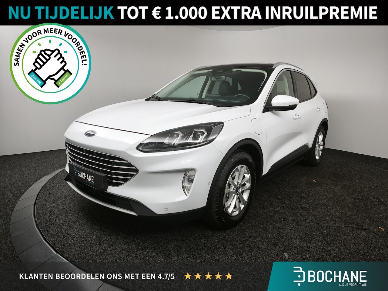 Ford Kuga - 2.5 PHEV Titanium X | Panoramadak | Trekhaak | Camera | - AutoWereld.nl