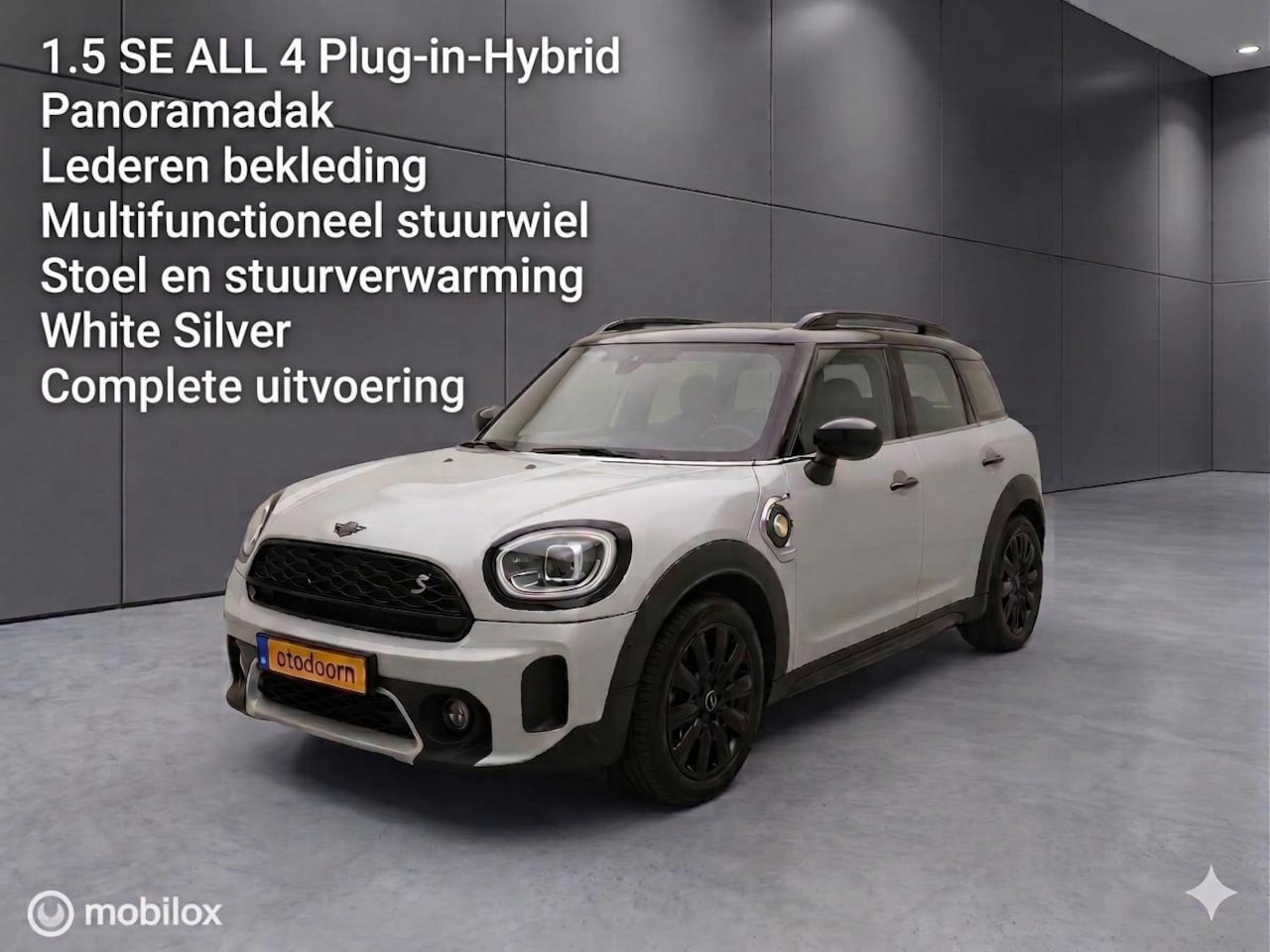 MINI Countryman - 1.5 Cooper SE ALL4 pano/leder/camera/blackp - AutoWereld.nl