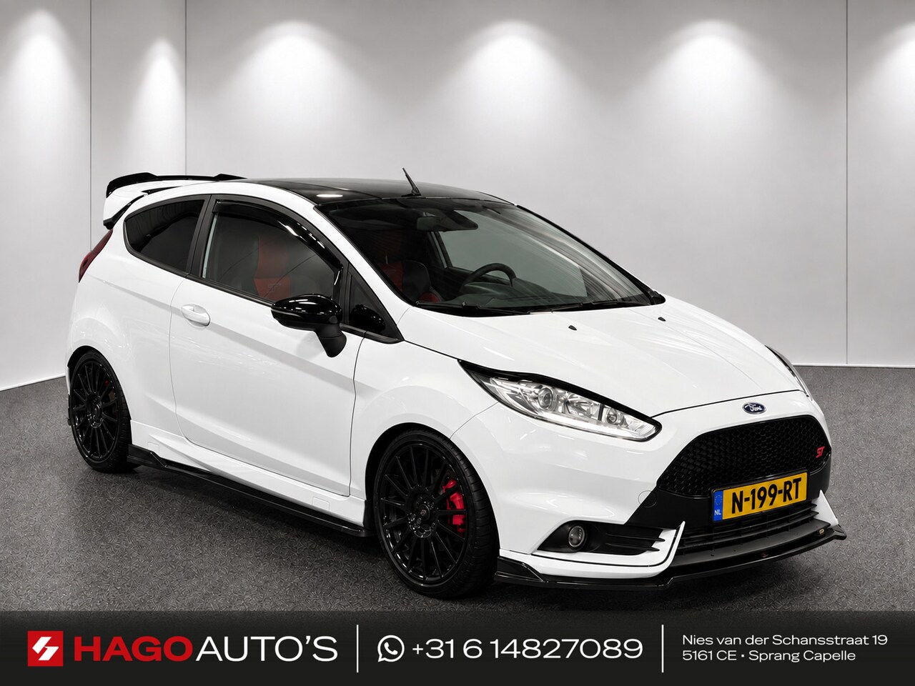 Ford Fiesta - 1.6 ST2 LED/NAVI/CRUISE/RECARO/MAXTON/MILTEK/CAMERA/PDC/DISTR+W-POMP-VV/STOELVERWARMING - AutoWereld.nl
