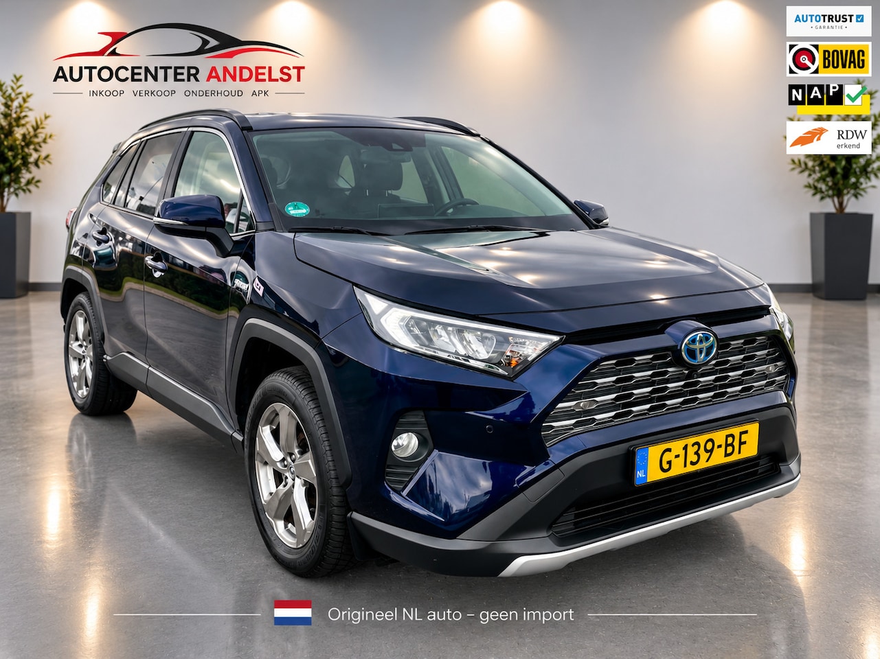 Toyota RAV4 - 2.5 Hybrid Dynamic 2.5 Hybrid Dynamic, Aut, Acc, Cam, Navi, Carplay, LED, Pdc, Lmv, 2e eig afk, Geen import, - AutoWereld.nl