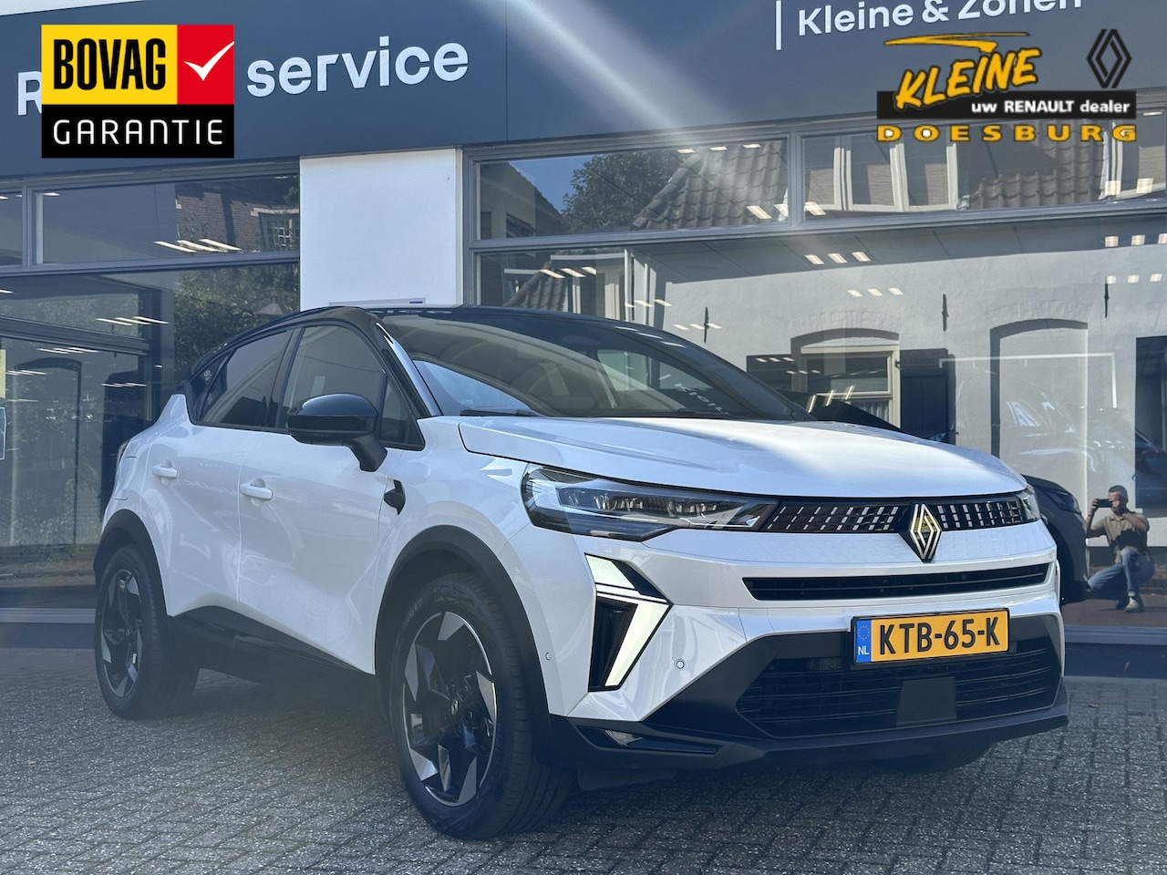 Renault Captur - 1.8 E-Tech full hybrid 160 techno | Google Built-in | Airco | Camera en Sensoren | Wit met - AutoWereld.nl
