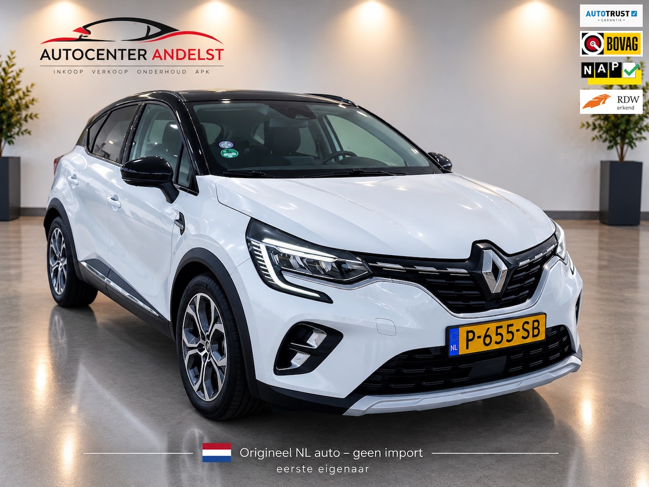 Renault Captur - 1.6 E-Tech Plug-in Hybrid 160 Intens, Aut, Trekhaak, Cam, Pdc, Carplay, 1e eig afk, Geen i - AutoWereld.nl