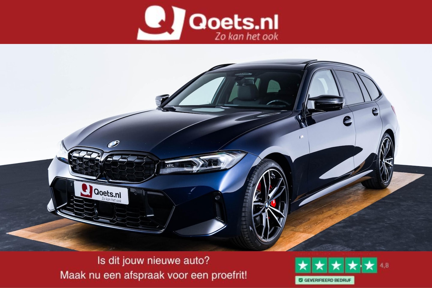BMW 3-serie Touring - M340i xDrive Panoramadak - Driving Assistant Professional - Interieurvoorverwarming - Geti - AutoWereld.nl