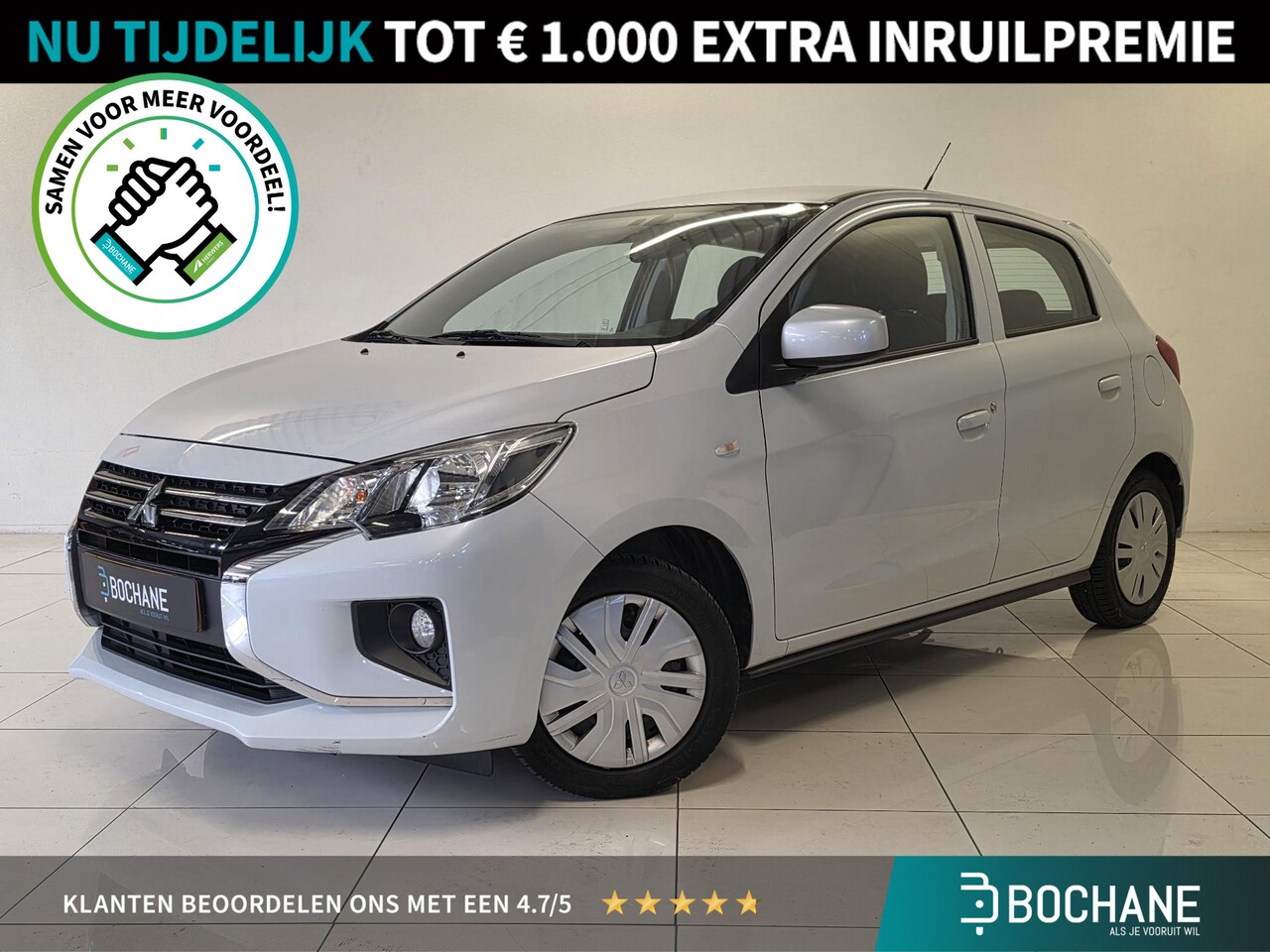 Mitsubishi Space Star - 1.2 Connect+ | Apple CarPlay / Android Auto | Airco | Bluetooth | All-Season banden | - AutoWereld.nl