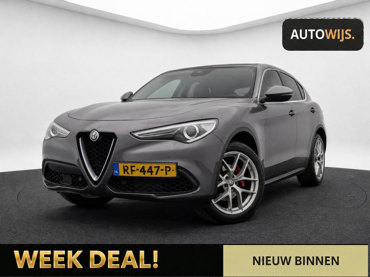 Alfa Romeo Stelvio - 2.0 T AWD First Edition|280PK|PANO|CAMERA|LEDER|NL-AUTO|GOED ONDERHOUDEN - AutoWereld.nl