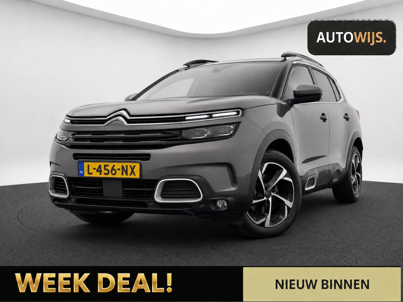 Citroën C5 Aircross - 1.2 PureTech Business|AUT|LED|CAMERA|LEDER|D-RIEM VV - AutoWereld.nl