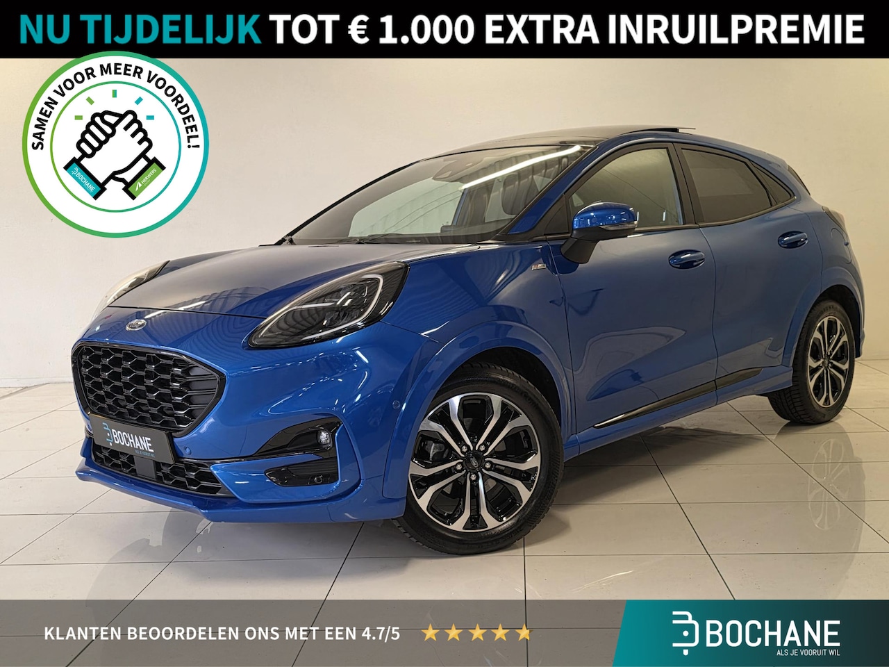 Ford Puma - 1.0 EcoBoost Hybrid ST-Line X | Pano | Carplay | Navigatie | Camera | - AutoWereld.nl