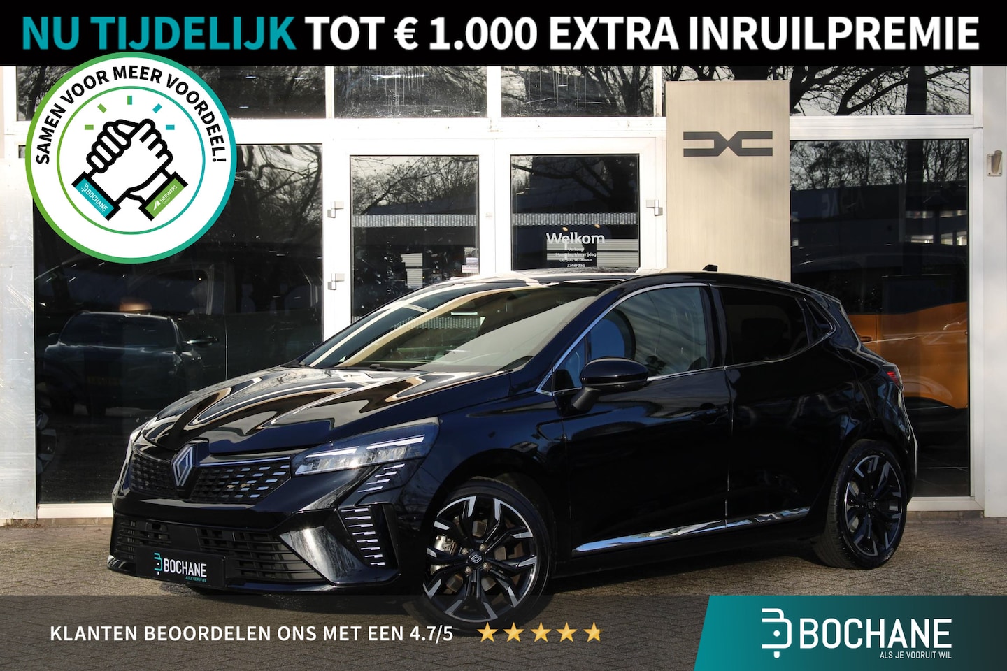 Renault Clio - 1.6 E-Tech Full Hybrid 145 techno | Automaat | Navigatie | Apple CarPlay / Android Auto | - AutoWereld.nl