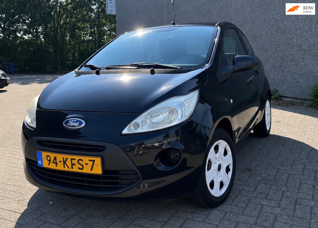Ford Ka - 1.2 | 51KW 2009 Zwart|NIEUW APK | Lage KM stand - AutoWereld.nl
