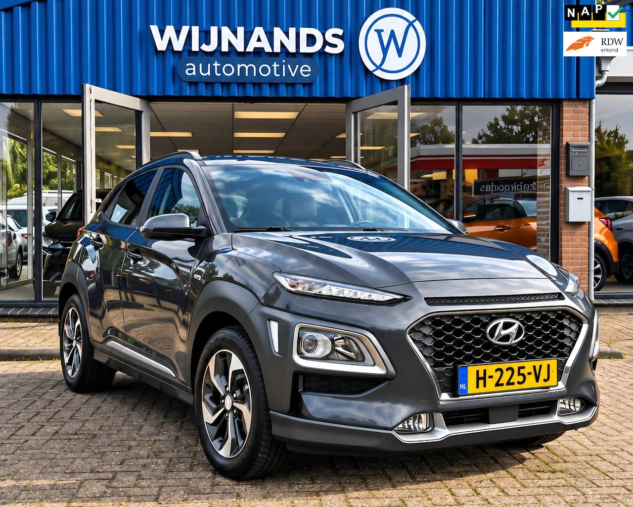 Hyundai Kona - 1.6 GDI HEV Fashion Addaptief Cruise Lane Assist - AutoWereld.nl