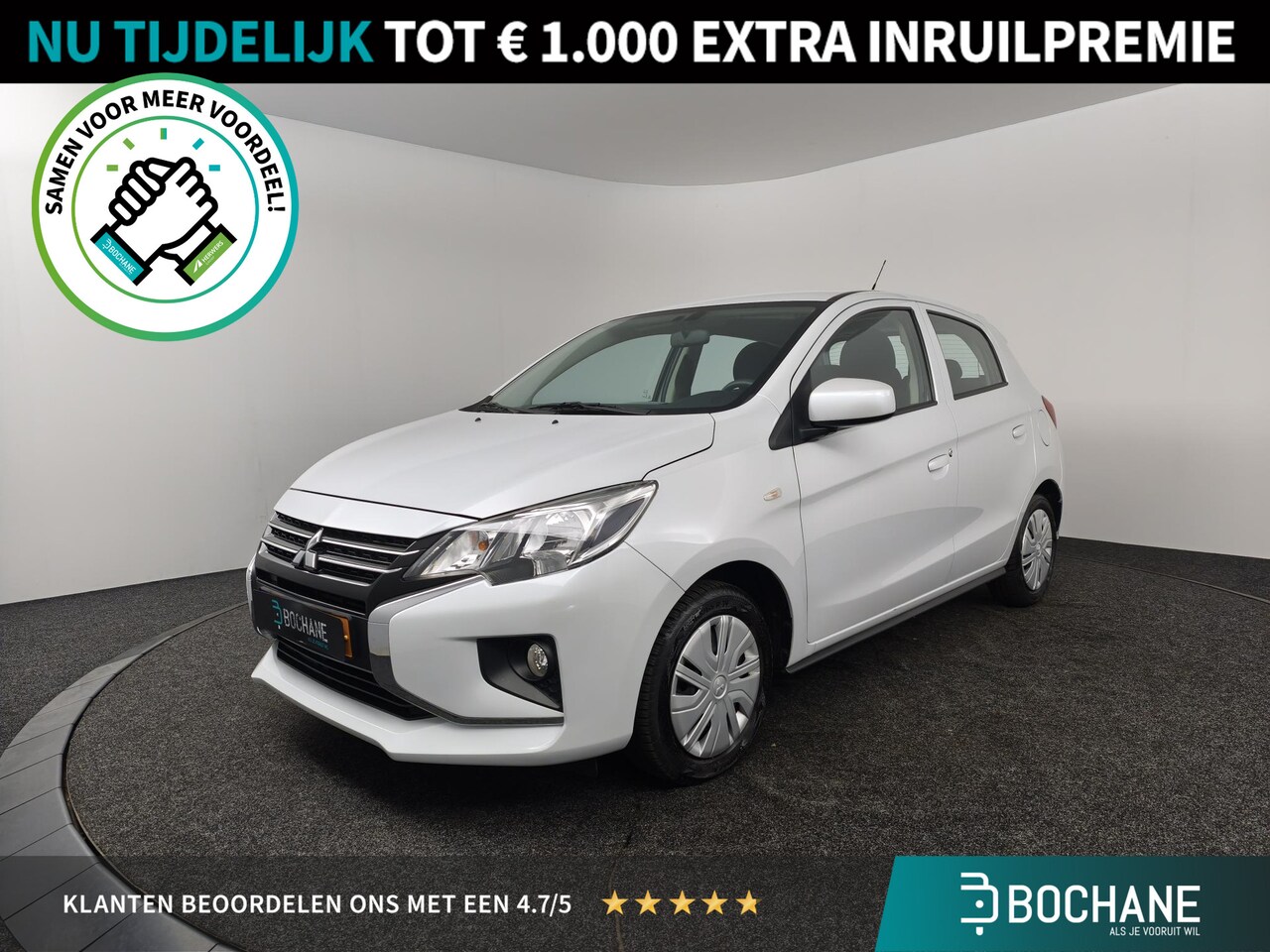Mitsubishi Space Star - 1.2 Connect+ | Apple CarPlay / Android Auto | Airco | Bluetooth | All-Season banden | - AutoWereld.nl