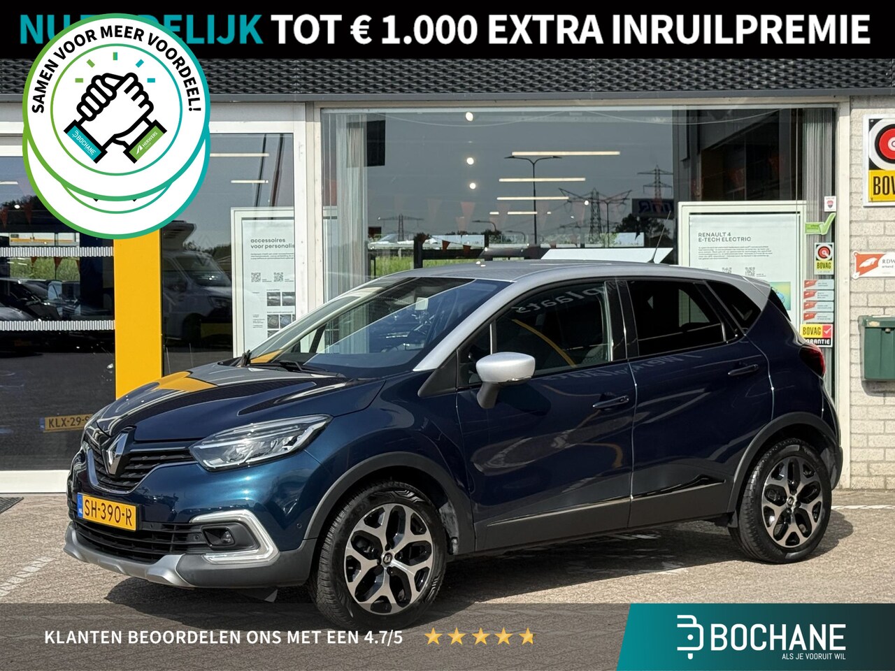 Renault Captur - 0.9 TCe Intens | NAP | Navigatie | Achteruitrijcamera | Dodehoek detectie | LED | DAB | Cl - AutoWereld.nl