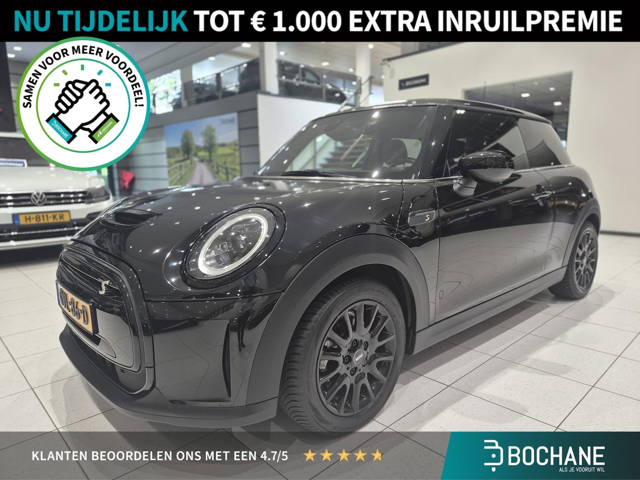 MINI Electric - MINI Electric 33 kWh Navigatie | Leder interieur | Comfort stoelen | Apple/ Andriod | Deal - AutoWereld.nl
