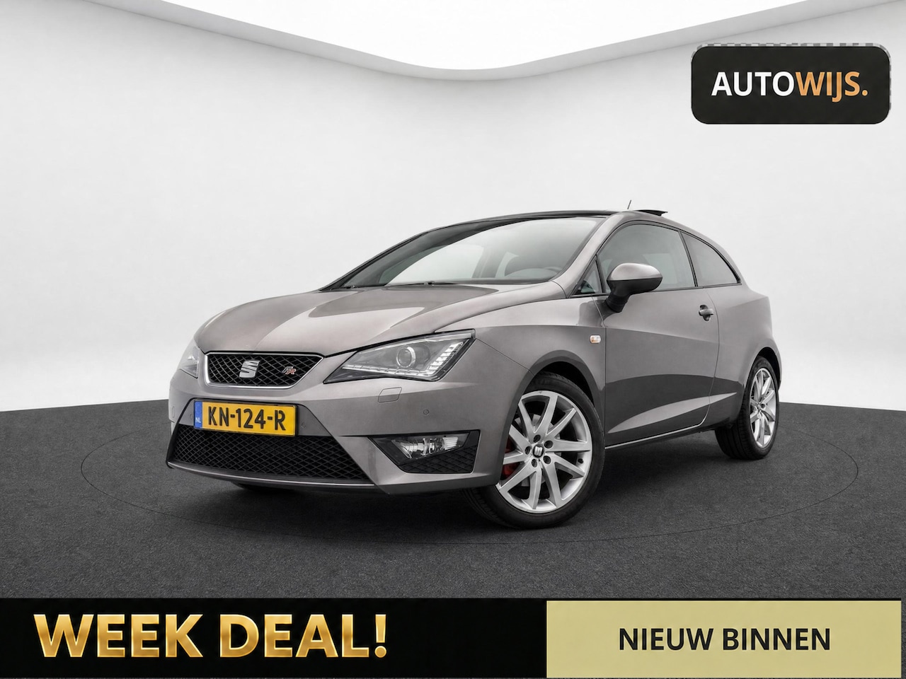 SEAT Ibiza SC - 1.0 EcoTSI FR Connect|PANO|AUT|LED|NL AUTO|TREKHAAK|GOED ONDERHOUDEN - AutoWereld.nl