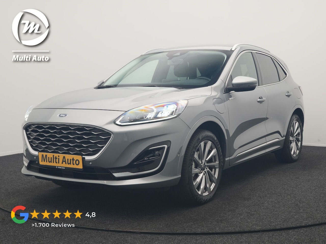 Ford Kuga - 2.5 PHEV Vignale 225pk Dealer O.H. | Adaptive Cruise | 360 Camera | Bang & Olufsen | Leder - AutoWereld.nl