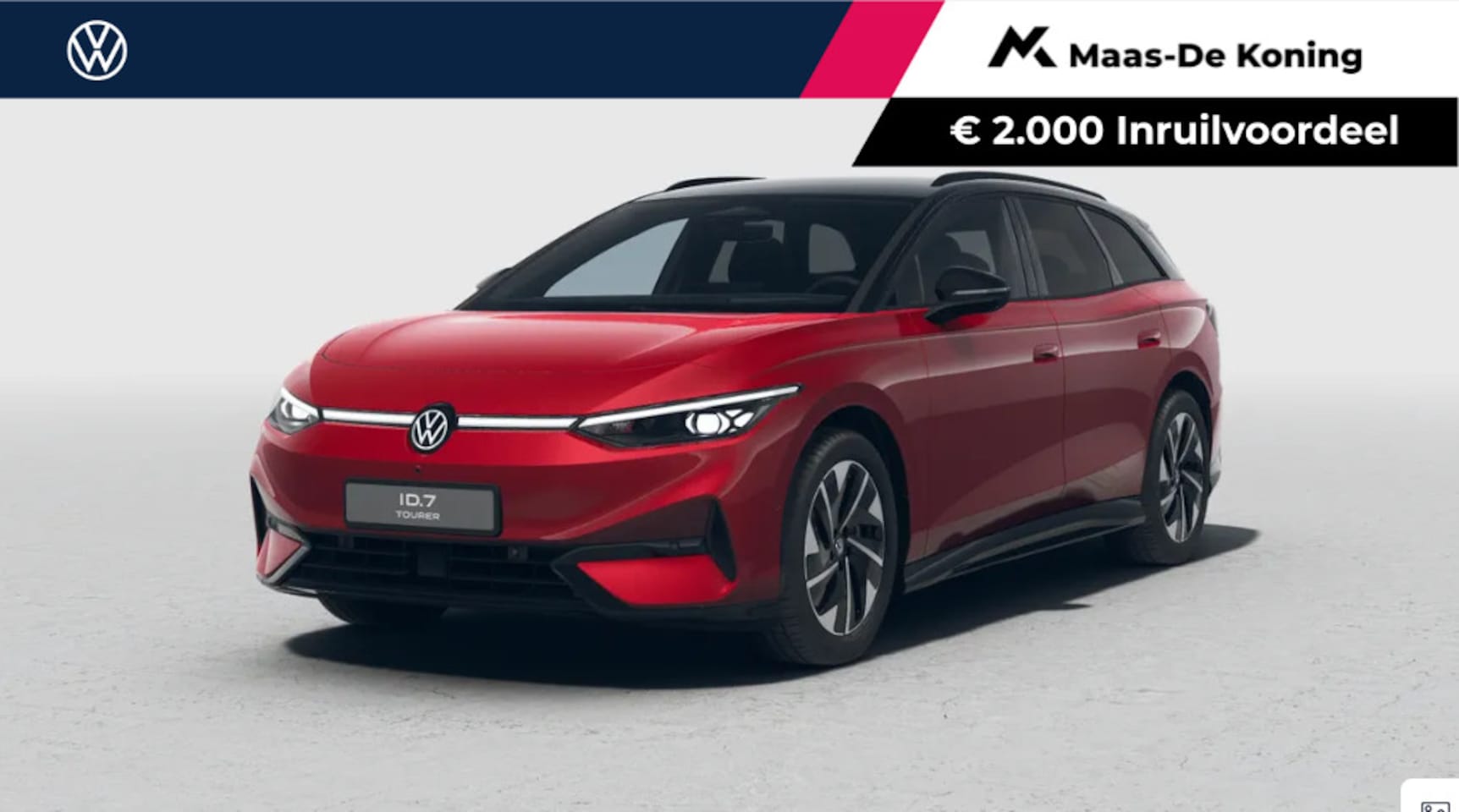 Volkswagen ID.7 - Limited Edition Plus 59 kWh accu, 204 PK · Achteruitrijcamera · Draadloze telefoonlader · - AutoWereld.nl