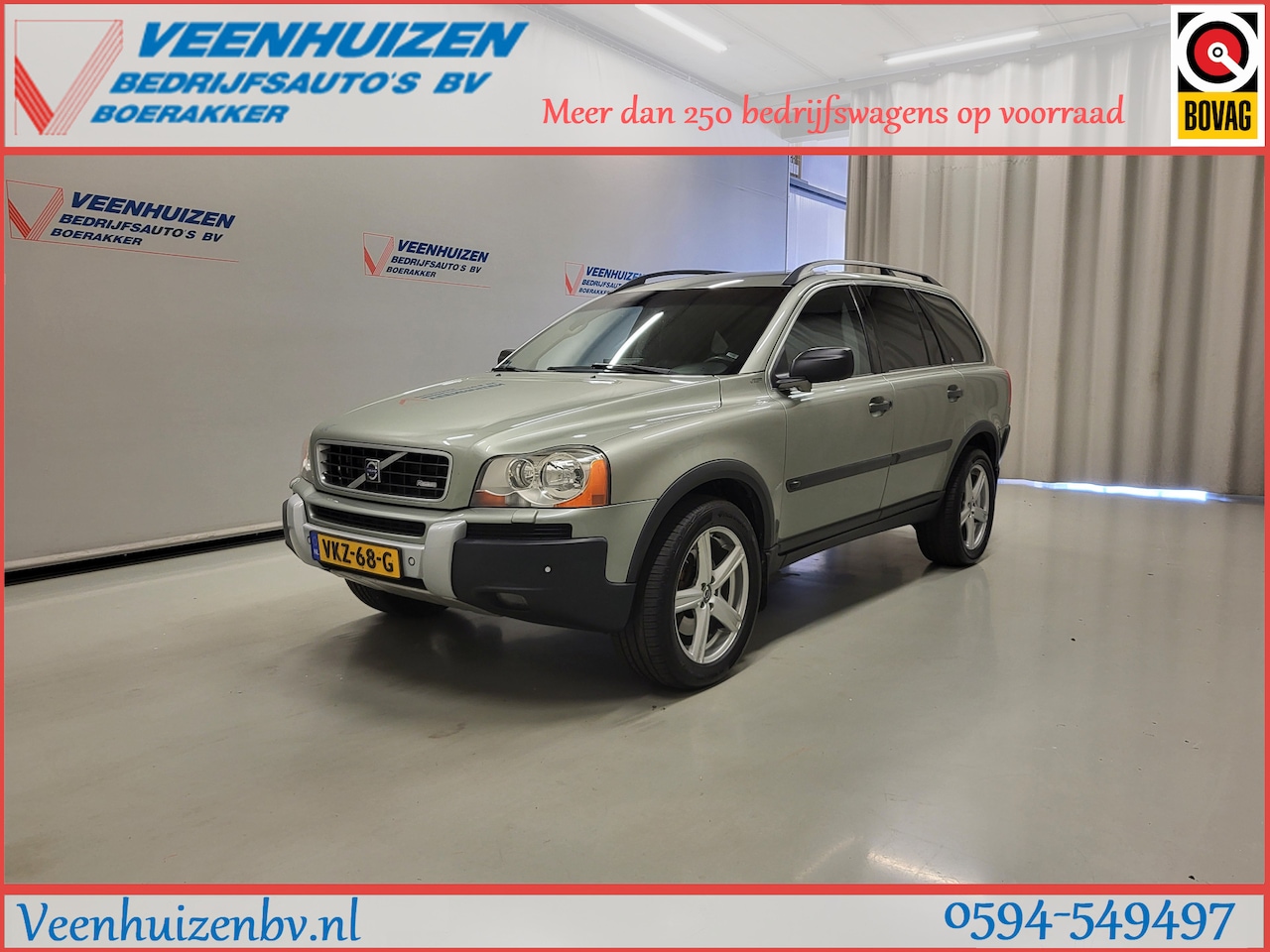 Volvo XC90 - 2.4D5 185pk Automaat Grijs kenteken Marge! - AutoWereld.nl