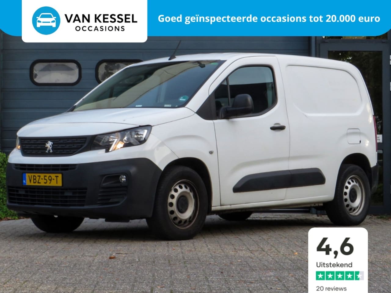 Peugeot Partner - 1.6 BlueHDI Grip | 3p | Trekhaak | Carplay - AutoWereld.nl