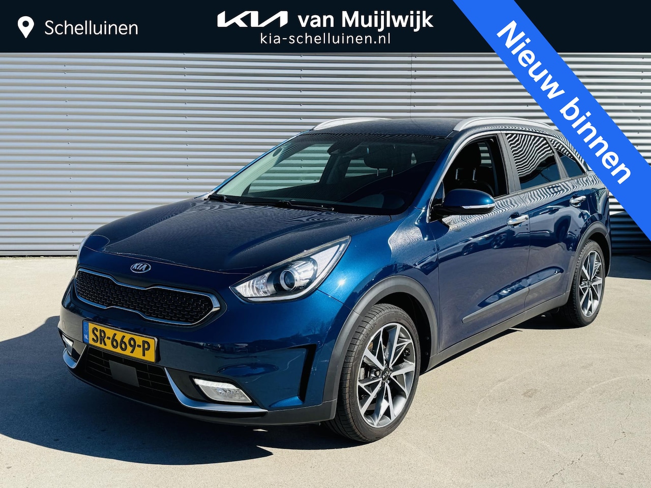 Kia Niro - 1.6 GDi Hybrid BusinessLine NL-dealerauto | Trekhaak | Leder | Stoel- & Stuurverw. - AutoWereld.nl