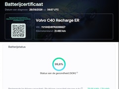 Volvo C40 - Single Motor Extended Range Ultimate 82 kWh