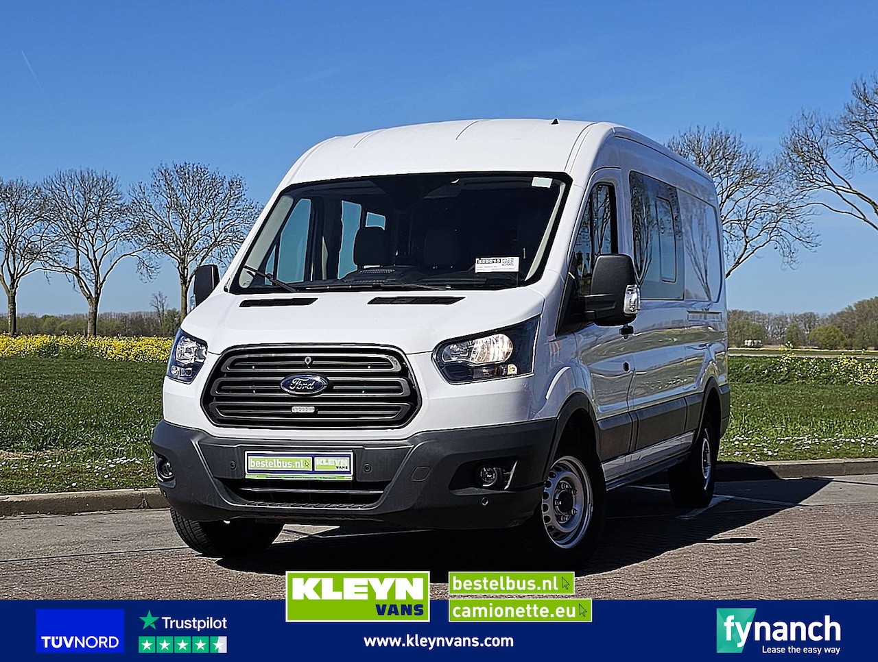 Ford Transit - 2.0 L3H2 Dubbele Cabine 7-Zit Euro6 Camera Airco! - AutoWereld.nl