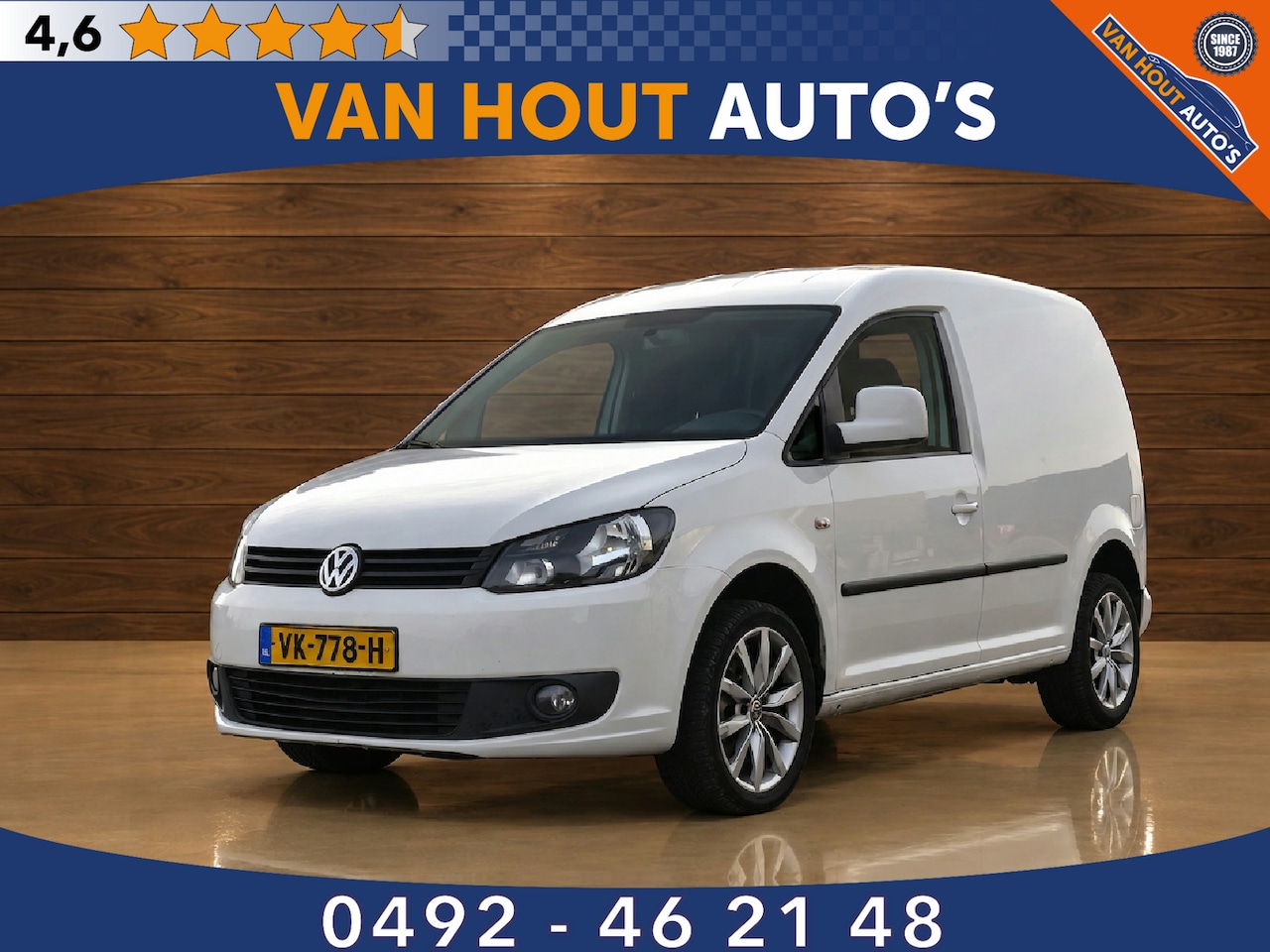 Volkswagen Caddy - 1.6 TDI * MARGE * NAVI | PDC | TREKHAAK - AutoWereld.nl