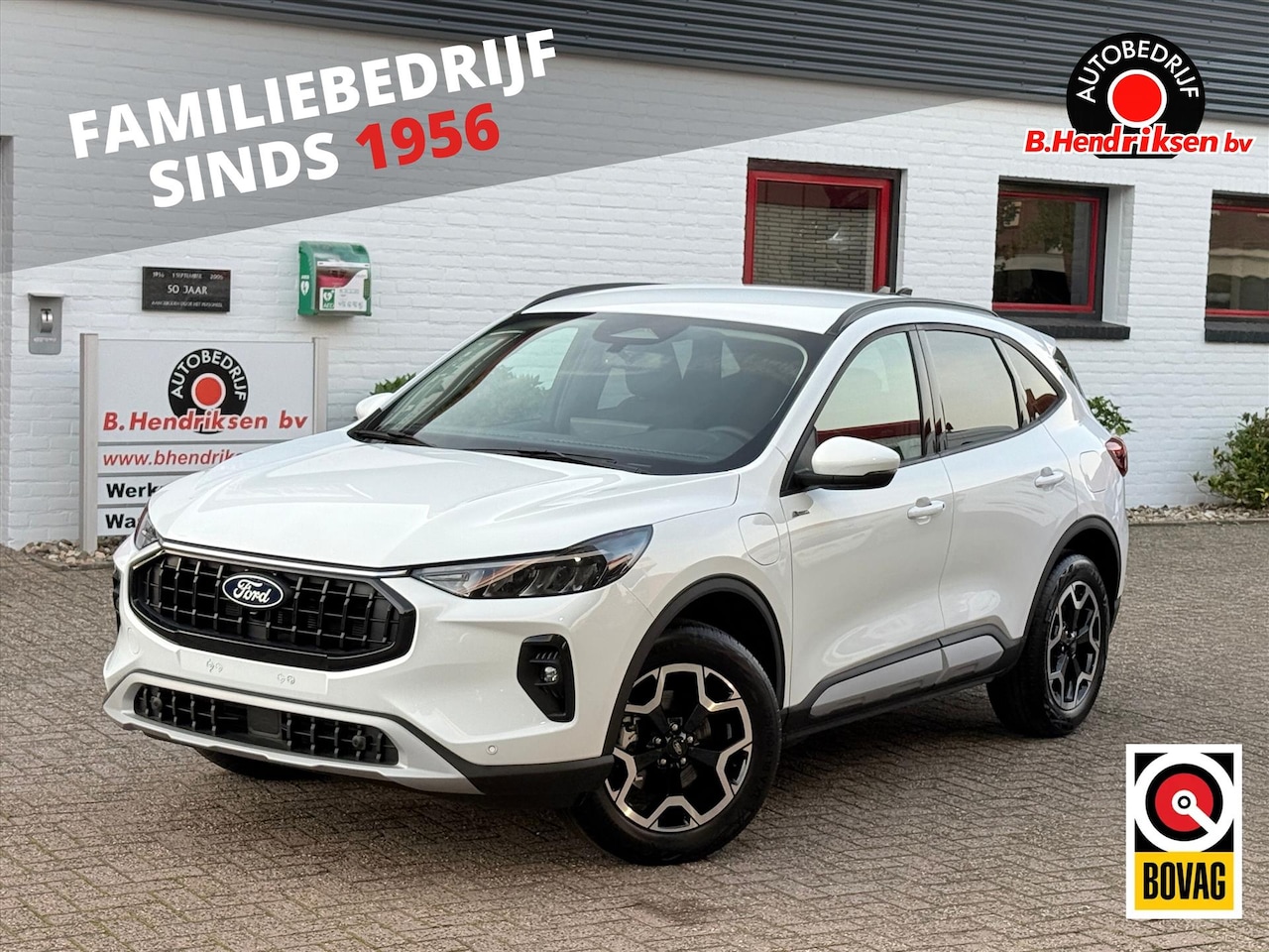 Ford Kuga - 2.5 PHEV 243pk e-CVT Active/ 5 Jaar fabrieksgarantie/ Stuur + stoel verwarming/ Camera ach - AutoWereld.nl
