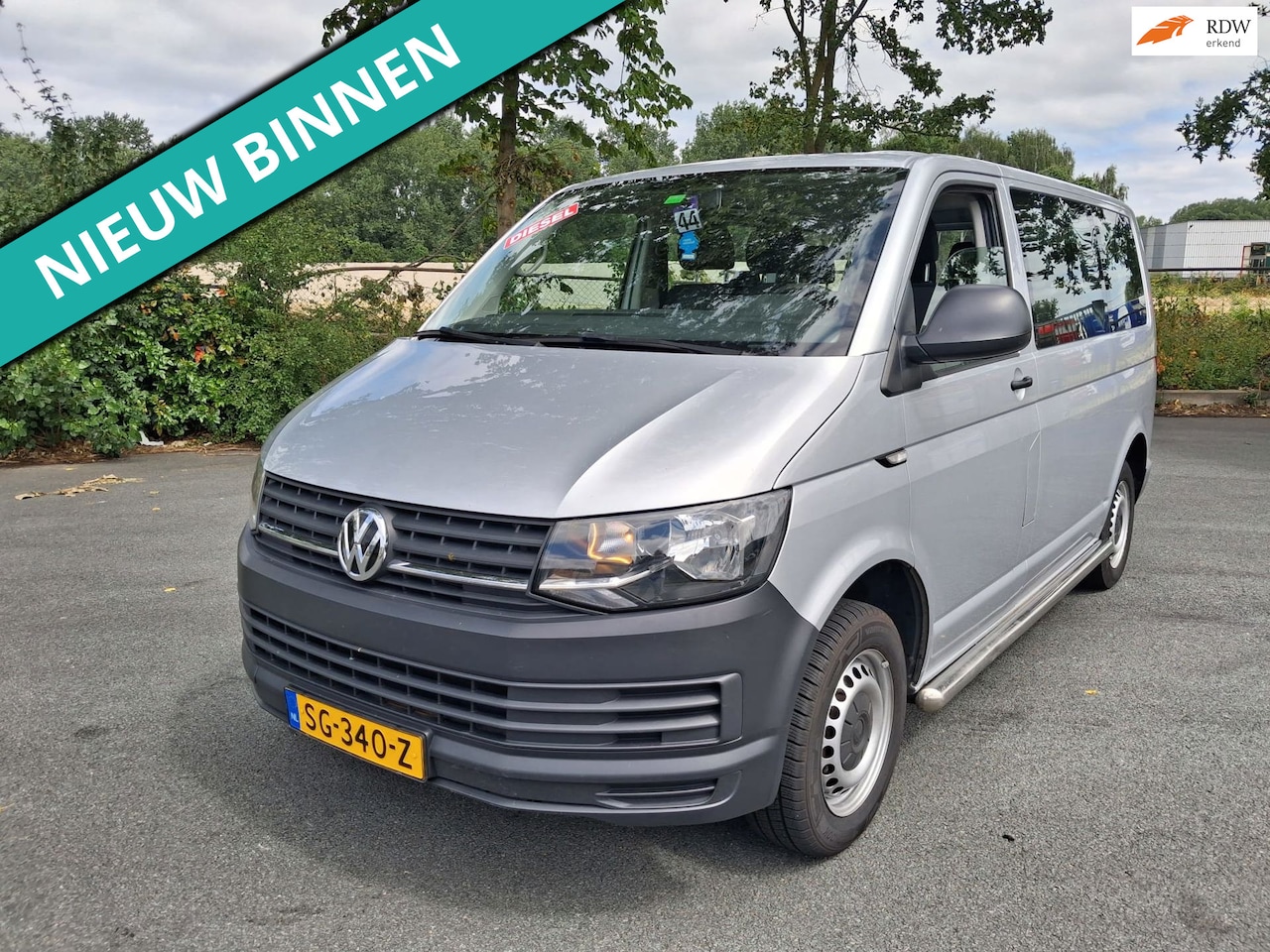 Volkswagen Transporter Kombi - 2.0 TDI L1H1 Comfortline 9 PRSN UITVOERING MET AIRCO - AutoWereld.nl
