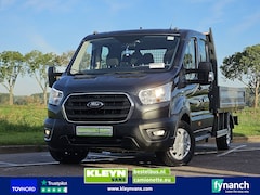 Ford Transit - 2.0 Dubbele Cabine Open-Laadbak XL Navi 1e Eigenaar Trekhaak Euro6 130Pk