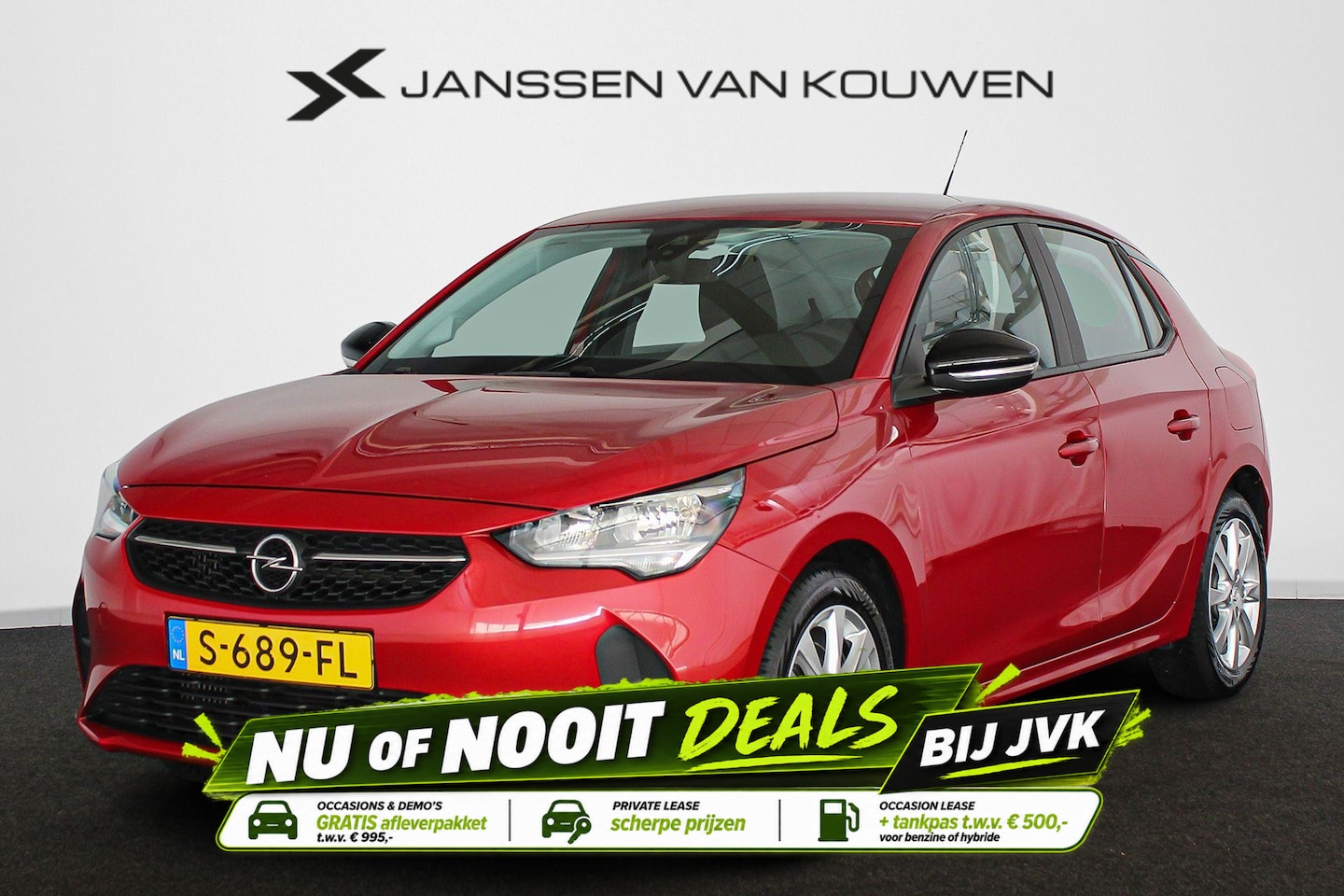 Opel Corsa - 1.2 Elegance 100PK Apple CarPlay Airco 16" LMW - AutoWereld.nl