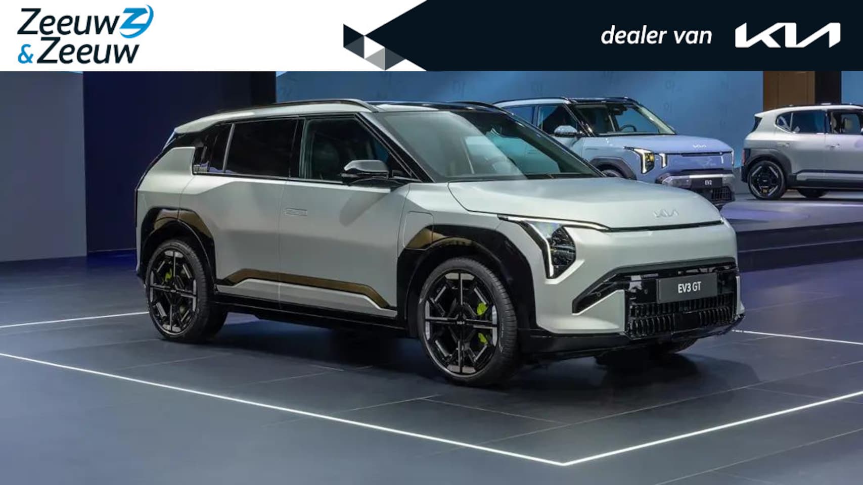 Kia EV3 - GT AWD 81.4 kWh Launch control | Elektronisch adaptief onderstel met road-preview | 20" li - AutoWereld.nl