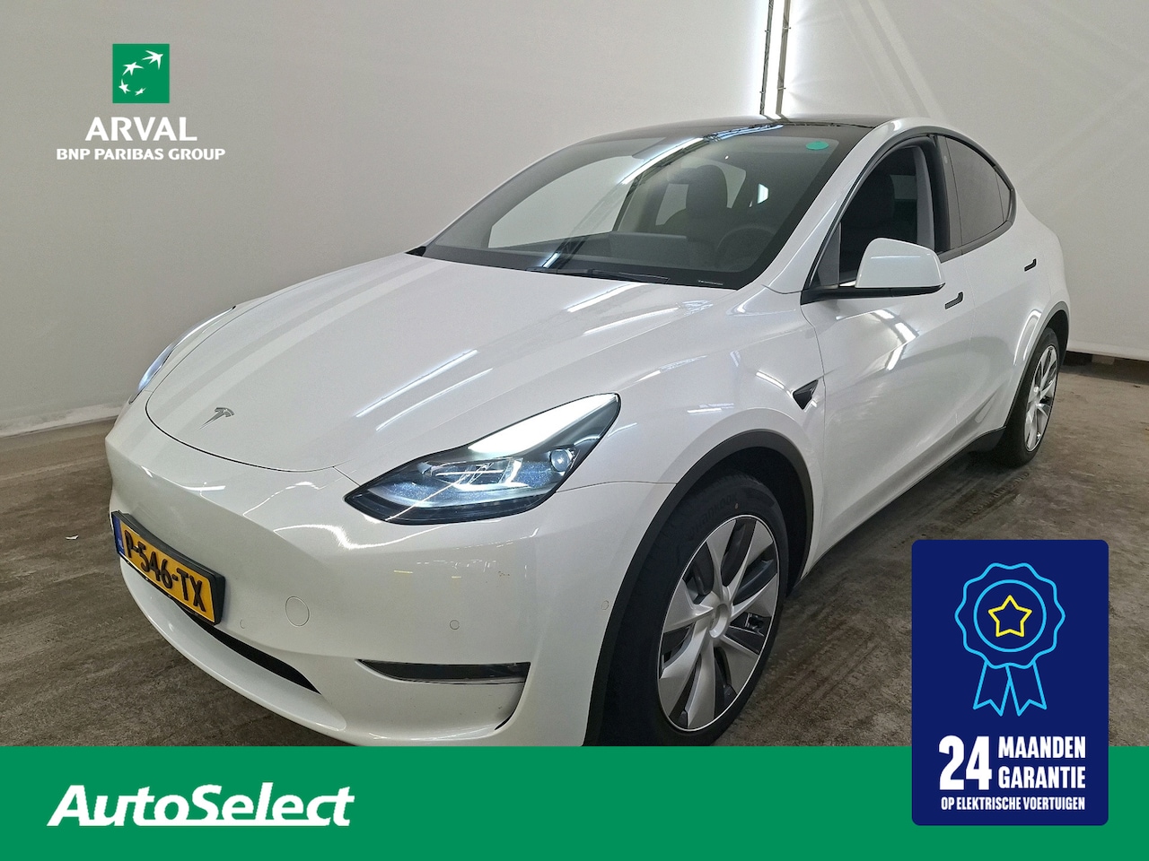 Tesla Model Y - 75 kWh 351pk Long Range AWD | SOH 90% | Incl. 24 Maanden Bovag garantie | 19" | Pearl Whit - AutoWereld.nl
