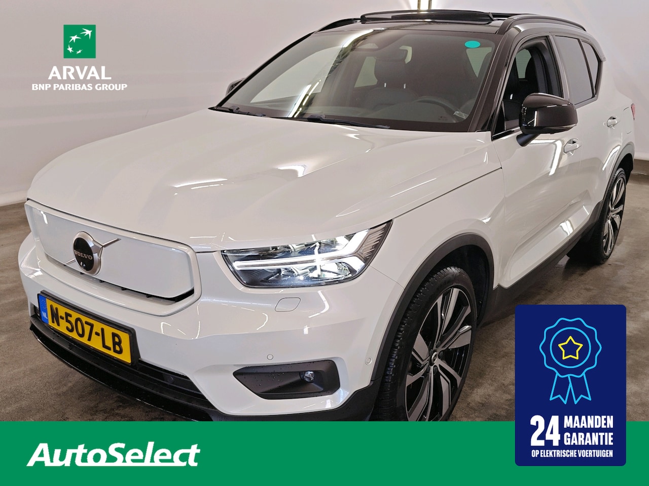 Volvo XC40 - 78kWh 408pk Recharge Twin Pro | SOH 92% | Panoramadak | Leder | 20" velgen | Camera | PDC - AutoWereld.nl