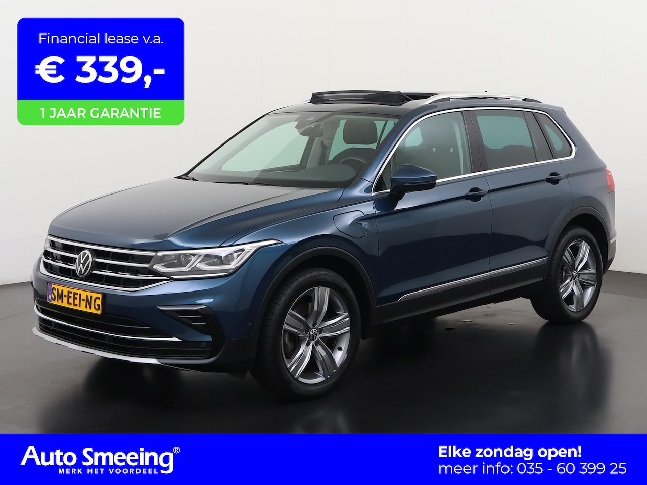 Volkswagen Tiguan - 1.4 TSI eHybrid Elegance | Panoramadak | Trekhaak | Camera | Zondag open! - AutoWereld.nl