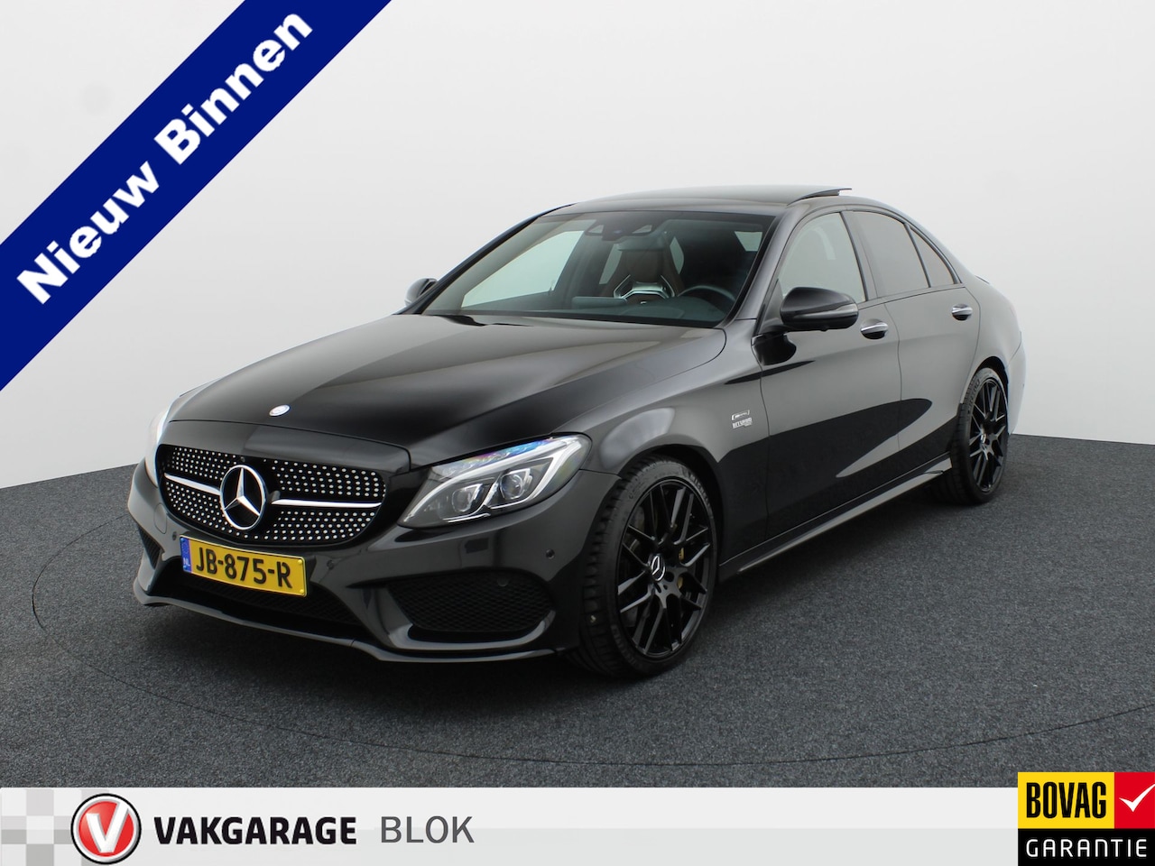 Mercedes-Benz C-klasse - 450 AMG 4MATIC | Pano | Head Up | 360 Camera | Burmester | BlindSpot | Keyless | Prijs Rij - AutoWereld.nl