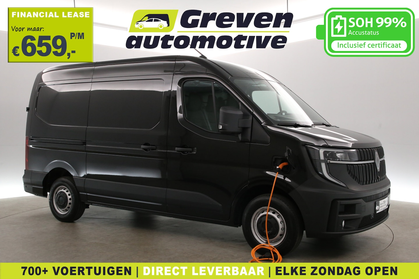 Renault Master E-Tech - 3.5t Long Range 87 kWh L2H2 | NIEUW | Snelladen | SOH 99% | Clima | Camera | Carplay | Cru - AutoWereld.nl