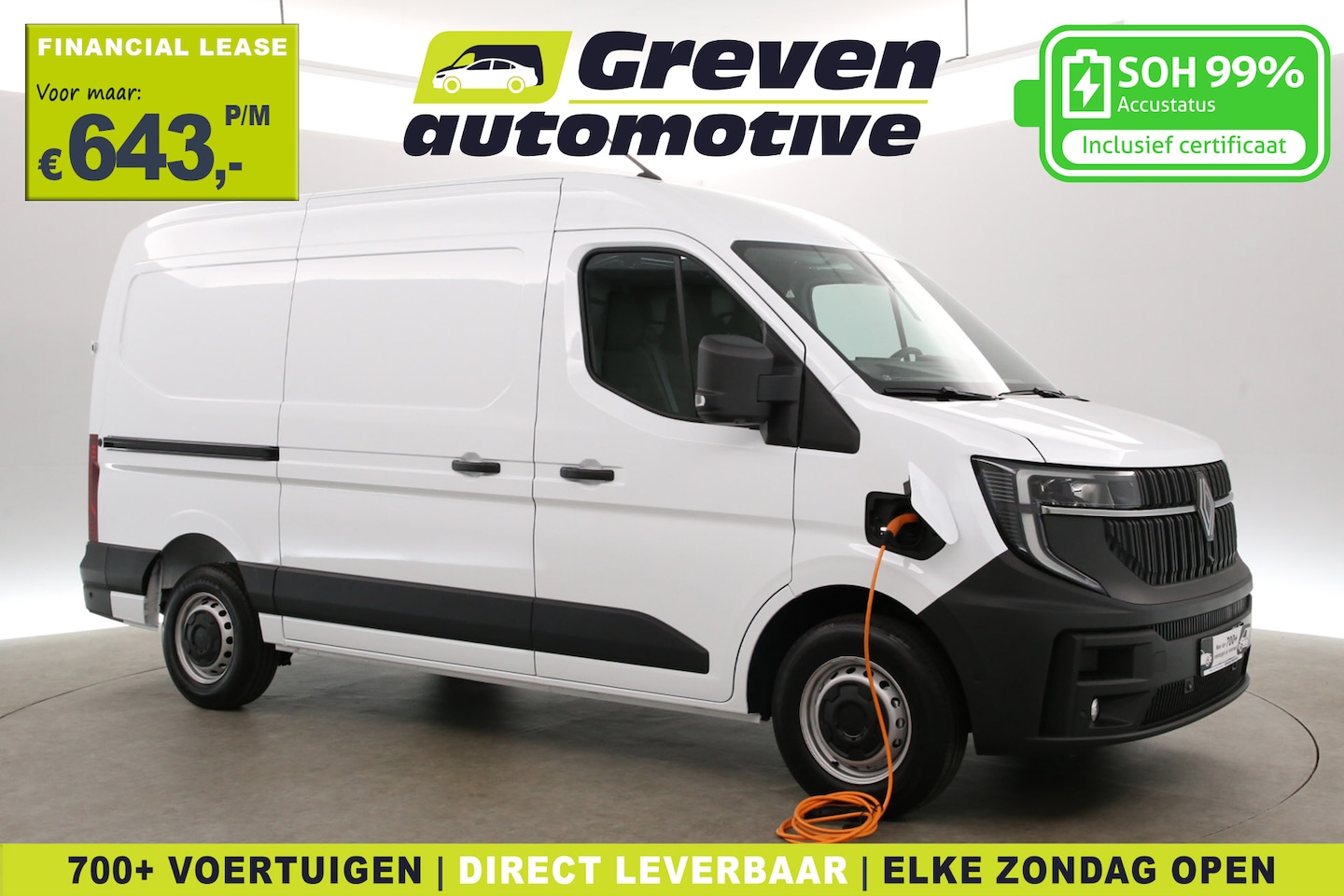 Renault Master E-Tech - 3.5t Long Range 87 kWh L2H2 | Snelladen | SOH 99% | Clima | Camera | Carplay | Cruise | Vi - AutoWereld.nl