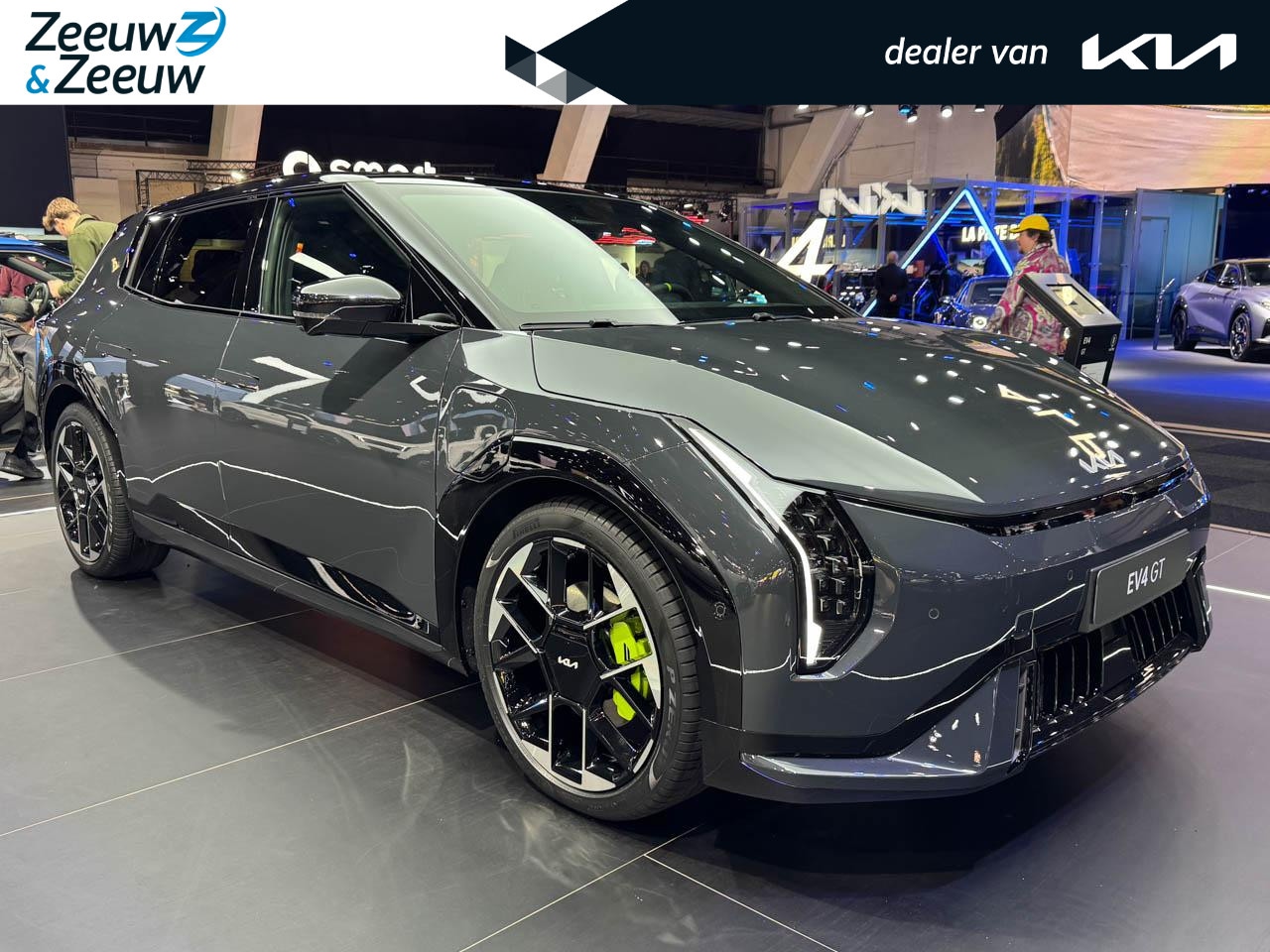 Kia EV4 - GT AWD 81.4 kWh Launch control | Elektronisch adaptief onderstel met road-preview | 20' li - AutoWereld.nl