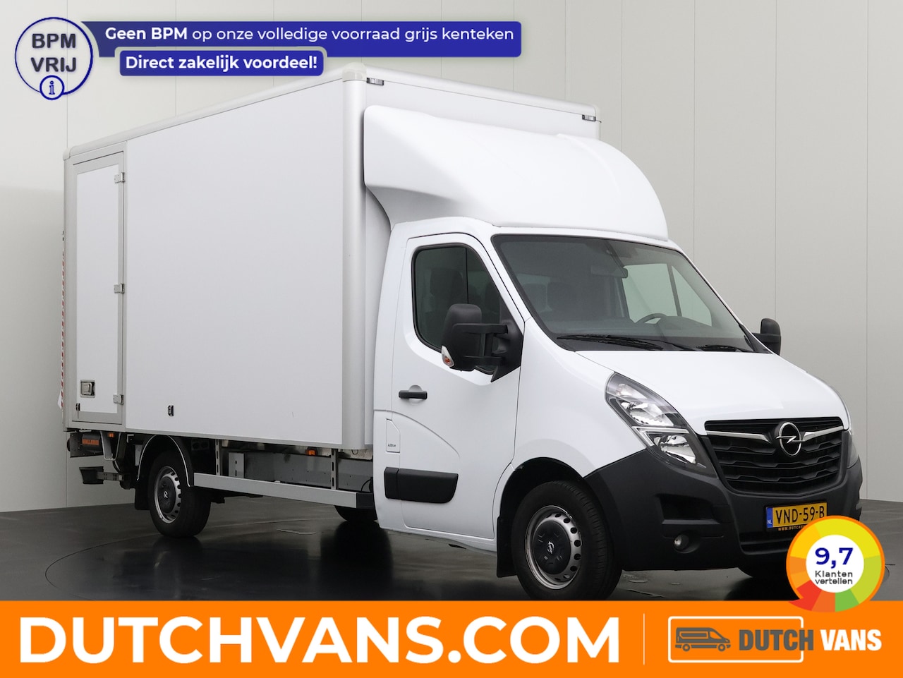 Opel Movano - 2.3CDTI 145PK BiTurbo Bakwagen+Laadklep | Zijdeur | Dakspoiler | Multimedia | Camera | Air - AutoWereld.nl